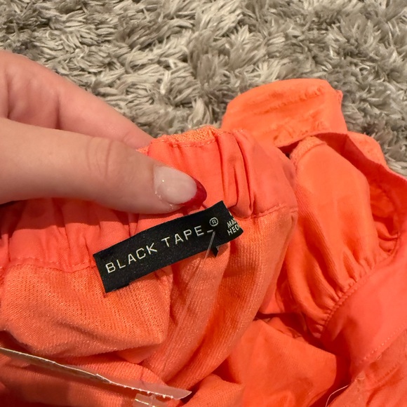 Orange Ruffle Strap Top - Picture 3 of 3